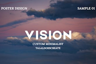 design aesthetic minimalistic posters and moodboard graphics