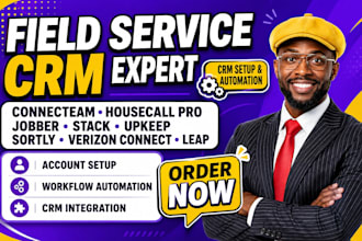 setup connecteam housecall pro jobber stack upkeep sortly verizon connect leap
