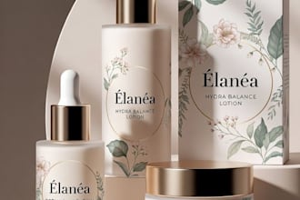 design premium product packaging and label design
