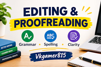 edit and proofread your english content
