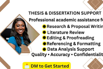 proofread and edit your thesis, dissertation or research paper