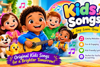 write produce childrens music and kids songs nursery rhymes