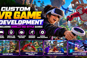 develop a custom VR game with immersive multiplayer