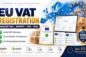 help amazon fba shopify sellers register eu vat oss ioss