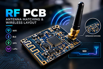design rf pcb antenna matching and wireless layout