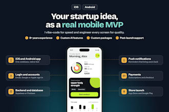 vibe code mobile app mvp for your startup