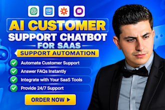 ai customer support chatbot for saas support automation