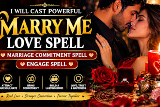 cast powerful marry me love spell, marriage commitment spell engage spell