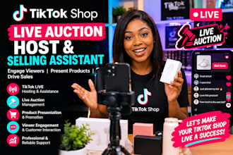 setup UK, USA tiktok shop live auction, tiktok shop sales, optimize live selling