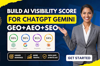 build ai visibility score for chatgpt gemini with GEO aeo SEO backlinks building