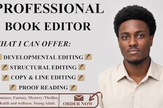 do developmental book editing, proofreading, amazon kdp book editing