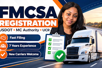 do fmcsa registration for your usdot number, mc authority and ucr