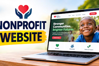 nonprofit website donation website ngo charity 501c3 non profit website