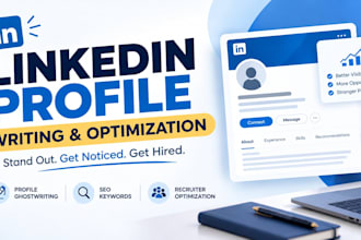 be your linkedin profile optimization and ghostwriting expert