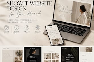 create a custom luxury showit website design