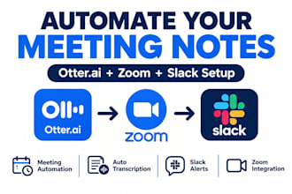 connect otterai zoom and slack for automated meeting notes and alerts