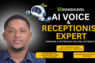 build gohighlevel ai voice agents, ghl ai receptionist and calling automation