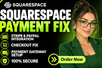 fix squarespace payment stripe paypal checkout and payment gateway integration
