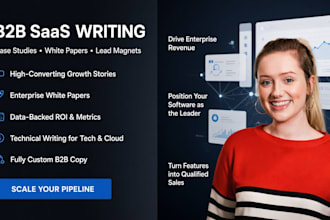 write saas case study white paper content writing b2b seo lead magnet conversion