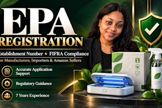 do epa registration, establishment number and fifra compliance
