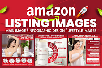design amazon listing images and amazon a plus content
