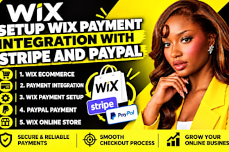 setup wix payment integration wix ecommerce checkout error fix stripe paypal