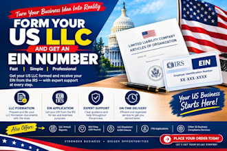 form your US llc and get an ein number