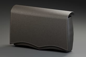 create a custom 3d handbag or pouch model in blender