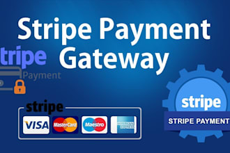 integrate stripe, paypal, payment gateway, API, klarna, in your website