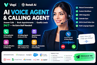 build an ai voice agent, vapi ai or retell ai calling agent