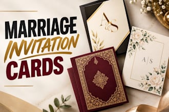 design modern wedding invitation cards