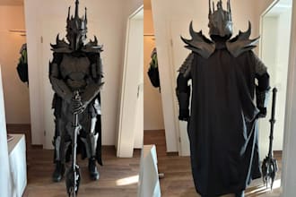 cosplay creation wearable armor anime character weapon pepakura 3d stl printable