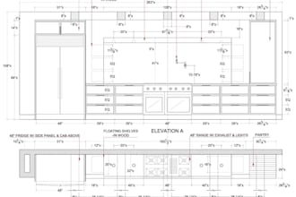 design kitchen cabinets, elevations and floor plans in 2020 design