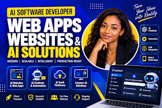 develop ai website, ai web application, ai saas app, ai software development