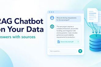 build a custom rag chatbot trained on your documents and business data