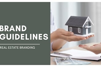 design luxury real estate brand identity branding kit brand book visual identity