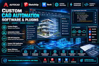 develop custom cad automation software and plugins