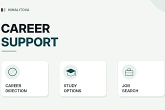 provide career counseling and study guidance for your next move