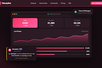 custom discord bot development with a web dashboard