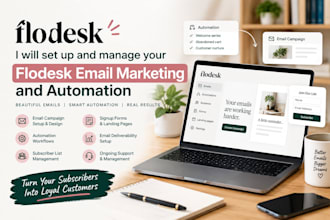 set up and manage your flodesk email marketing and automation