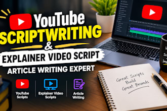 write professional explainer video scripts for your saas, tech or app product