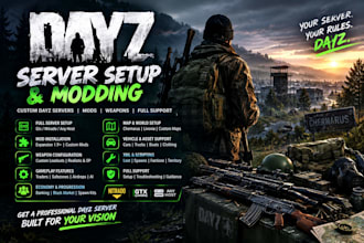 setup dayz server setup, dayz mod, wepons