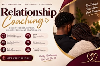 be your relationship coach and help fix communication and trust issues