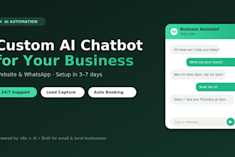 build a custom ai chatbot for your website whatsapp business