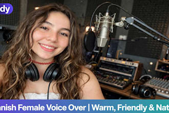 do spanish female voice over for youtube videos