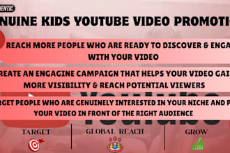 do legit kids youtube video promotion for genuine growth using email ads