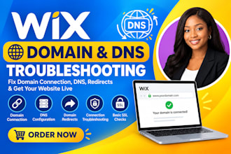fix wix domain, dns, redirects and website connection issues
