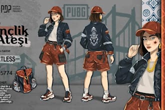 design custom characters, illustrations and game assets