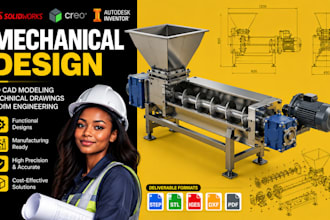 provide mechanical design, dfm engineering, and functional product prototype