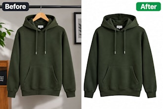 do ghost mannequin effect and apparel photo retouching